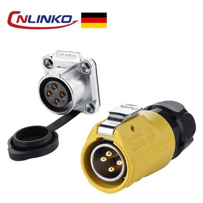 CNLINKO LP-20 M20 4-Pin Netzstecker & Steckdosen Wasserdichter IP68