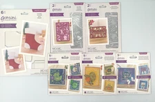 Lot 6 Crafters Companion Gemini CREATE-A-CARD Papercraft Dies Christmas Flowers