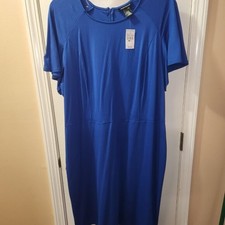 Royal Blue Ashley Stewart Dress Size 22 NWT
