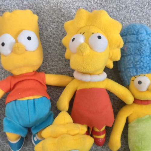 The Simpsons Family Plush Bundle x 5 Vintage 2007 Fox Gosh! Toys Bart Homer Lisa - Picture 4 of 8