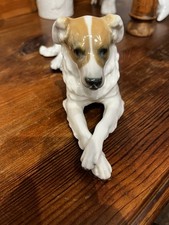 KPM Figur liegender Hund Bernhardiner, Setter...