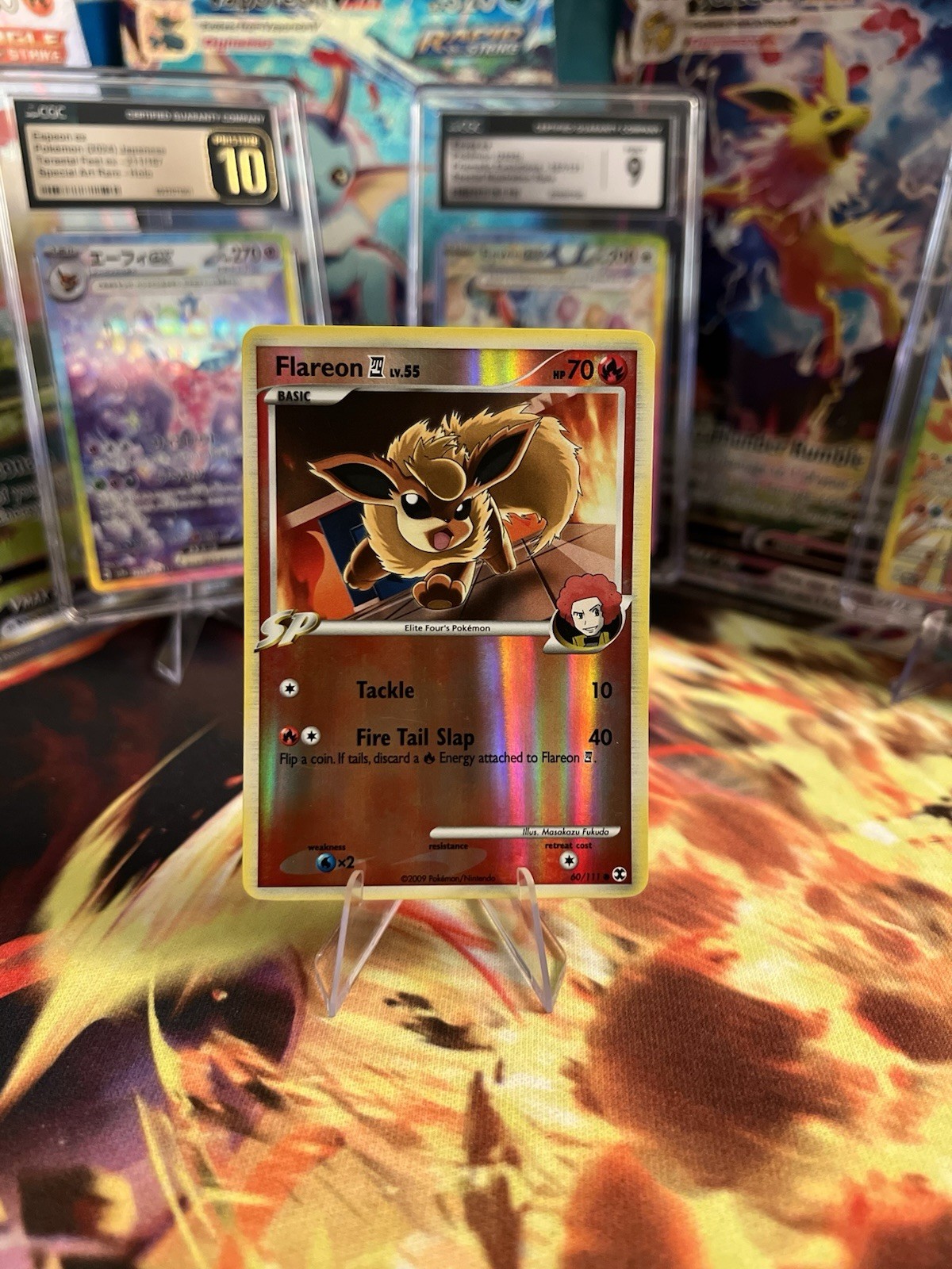 Flareon 60/111 Rising Rivals Reverse Holo