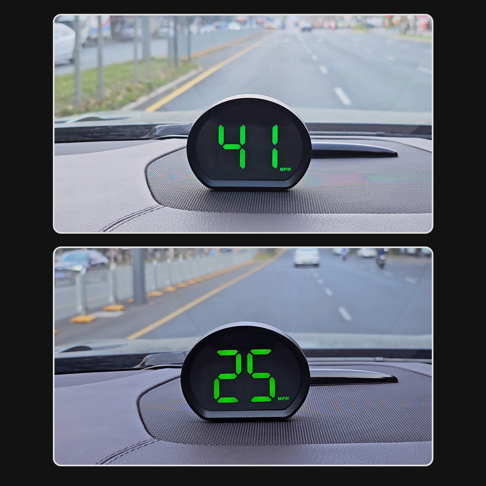 Digital GPS Car Speedometer HUD Plug and Play with MERV Display