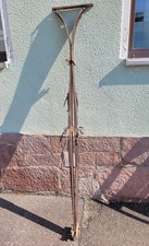 Ski Vollholz Holz alt antik Winter Sport DDR Bindungen Trusetal 212cm #262941