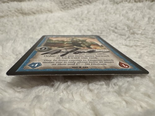 🐲 Warlord: Saga of the Storm CCG - Artist Signed - Jim Pavelec - Thunic Wyvern - Picture 4 of 5