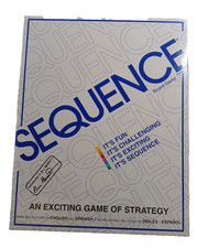 1995 Sequence Board Game by JAX Item No. 8002 New Sealed Package