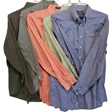 Lot of 5 Mens Dress Shirts Size 16/34 XL