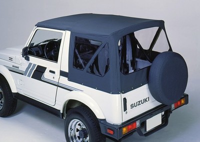Ersatzverdeck schwarz passend für Suzuki SJ 410 / 413 / Samurai Verdeck Hülle
