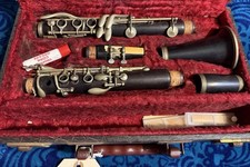 antique 1928 HENRY LAVELLE CLARINET COMPLETE w/CASE vintage MADE IN ITALY rare