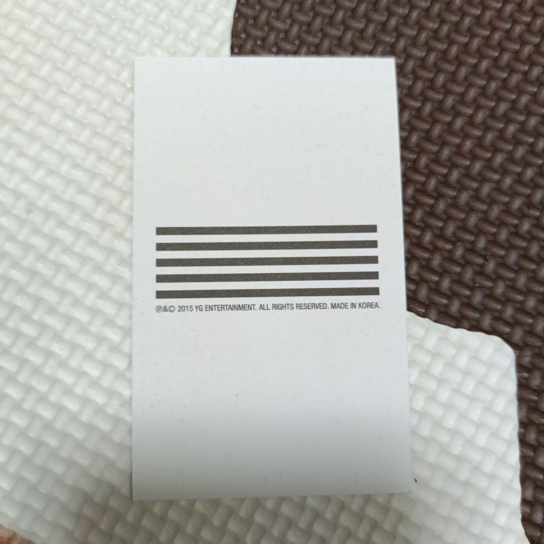 BIGBANG MADE Series D Korean CD T.O.P Photo Card Black Trading