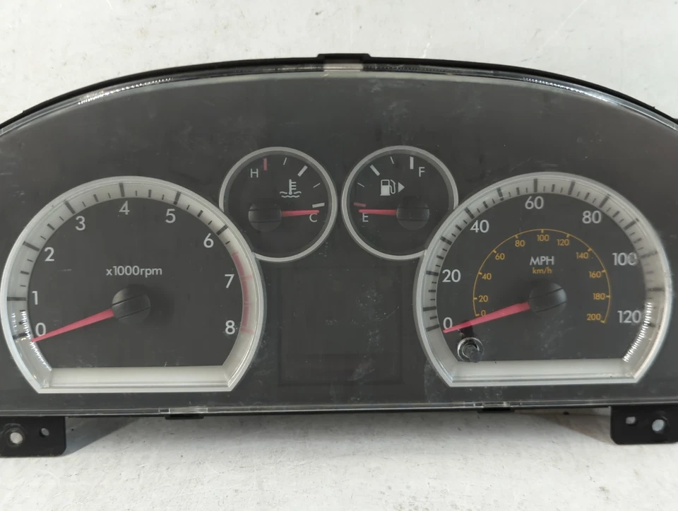 2008-2008 Chevrolet Aveo Speedometer Instrument Cluster Gauges 96839865 Z5DCD - Image 4 of 4