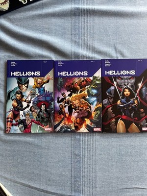 Hellions Vol 1-3 TPB Lot by Zeb Wells Krakoa X-men