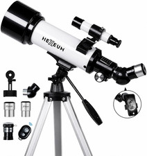 Telescope for Kids Adults - 70Mm Aperture 500Mm AZ Mount Fully Multi-Coated Op