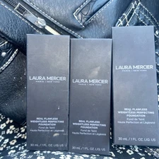 3 Bottles Laura Mercier JAVA 7N1 Real Flawless Weightless Perfecting Foundation 
