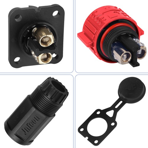 Trolling Motor Plug Receptacle Set, 12V/24V/ 36V/48V for Red,1 Pack  - Picture 5 of 8