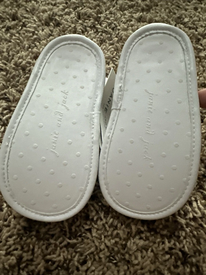 Новый с Ярлыками Janie и Jack размер 18-24 месяца белый цветочный сандалии - Изображение 4 из 4