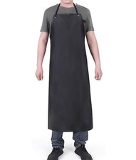 Waterproof Apron Rubber Vinyl, Heavy Duty 43" x 31" Plastic Apron Keeps You C...