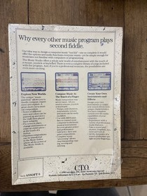 The Music Studio Amiga Pc Big Box IBM Commodore Sealed New Old School Gaming ITA