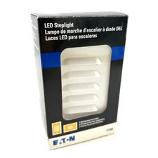 Eaton LED Steplight  Wallplate White Indoor Use Only 7739W-BX-LW