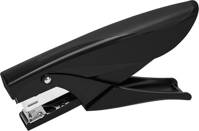 Effortless Handheld Plier Stapler, 25 Sheet Capacity, Heavy Duty, Black