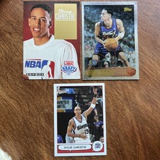(3) Doug Christie Lot Topps Parallel NBA At 50 Foil Bazooka Mini Skybox Rookie