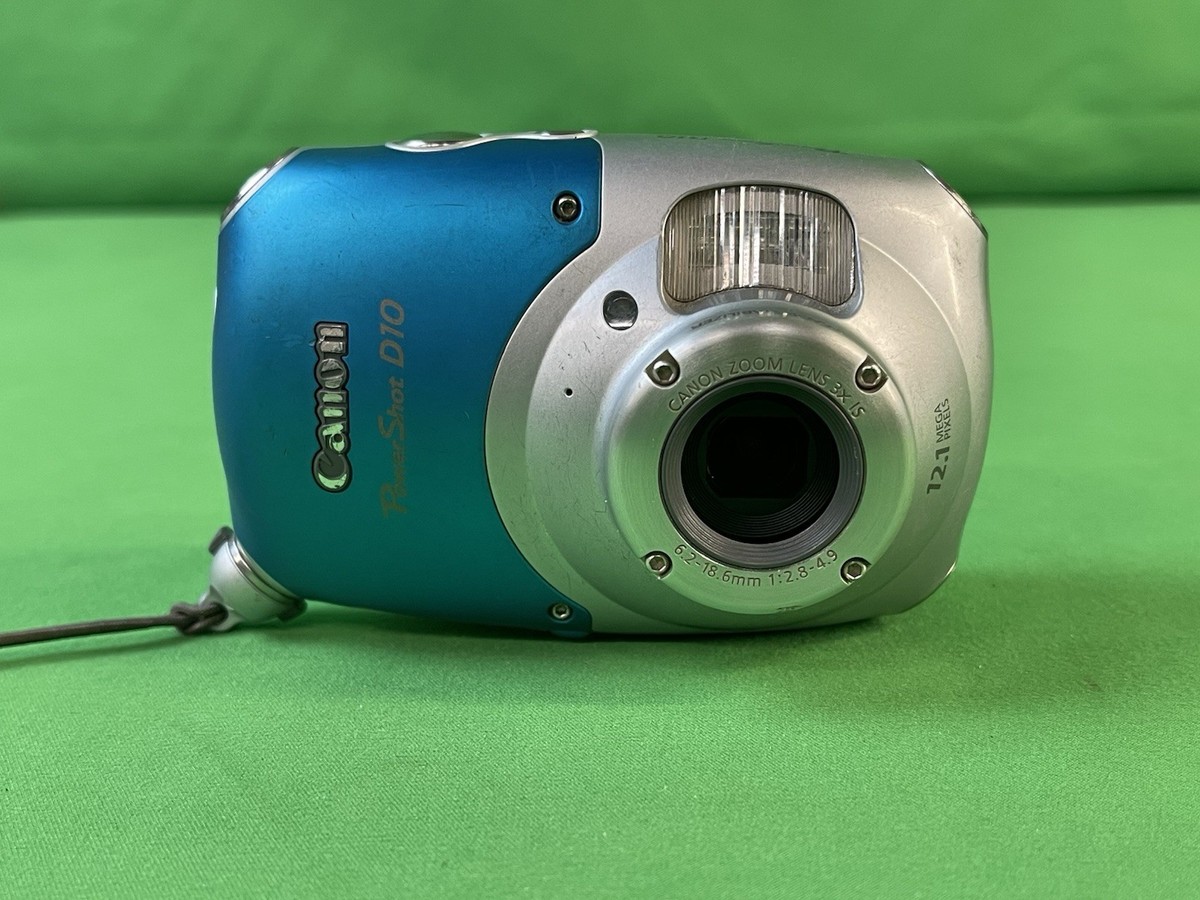 Canon PowerShot D10 12.1MP Digital Camera Waterproof 3x Zoom