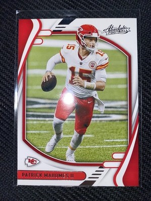 2021 Panini Absolute Football Patrick Mahomes #1 Kansas City Chiefs NFL