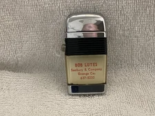 Vintage Scripto Vu Lighter "Bob Lutes Seabury & Co."
