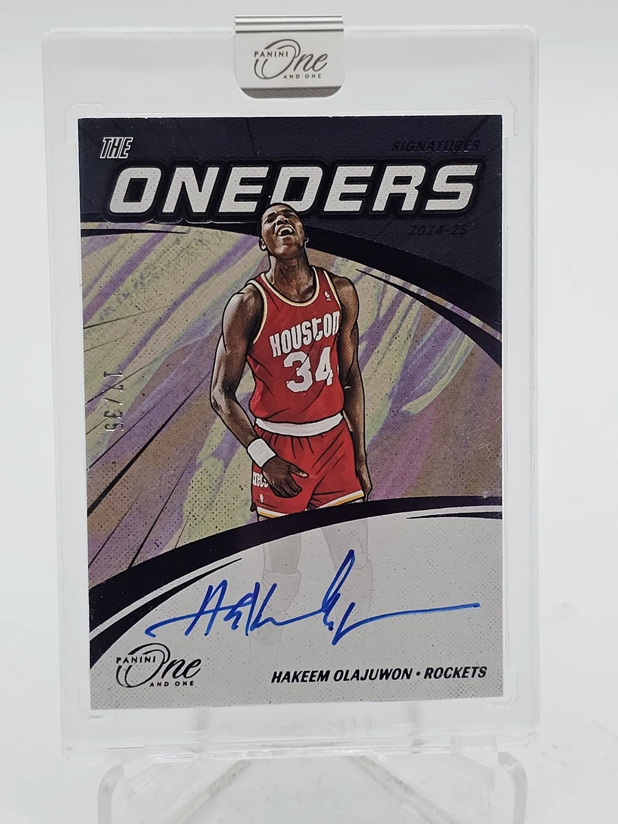 Hakeem Olajuwon Autograph Basketball Cards for sale | eBay
