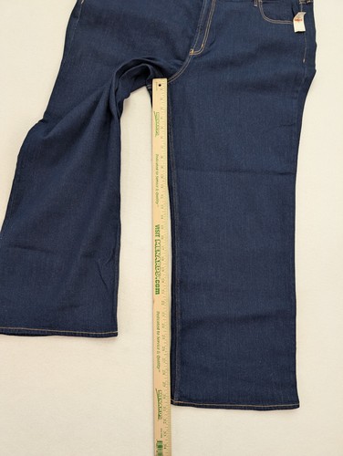 Old Navy Women's Jeans Plus Size 26 Wow Wide Leg High Rise Dark Wash NEW - Picture 10 of 15