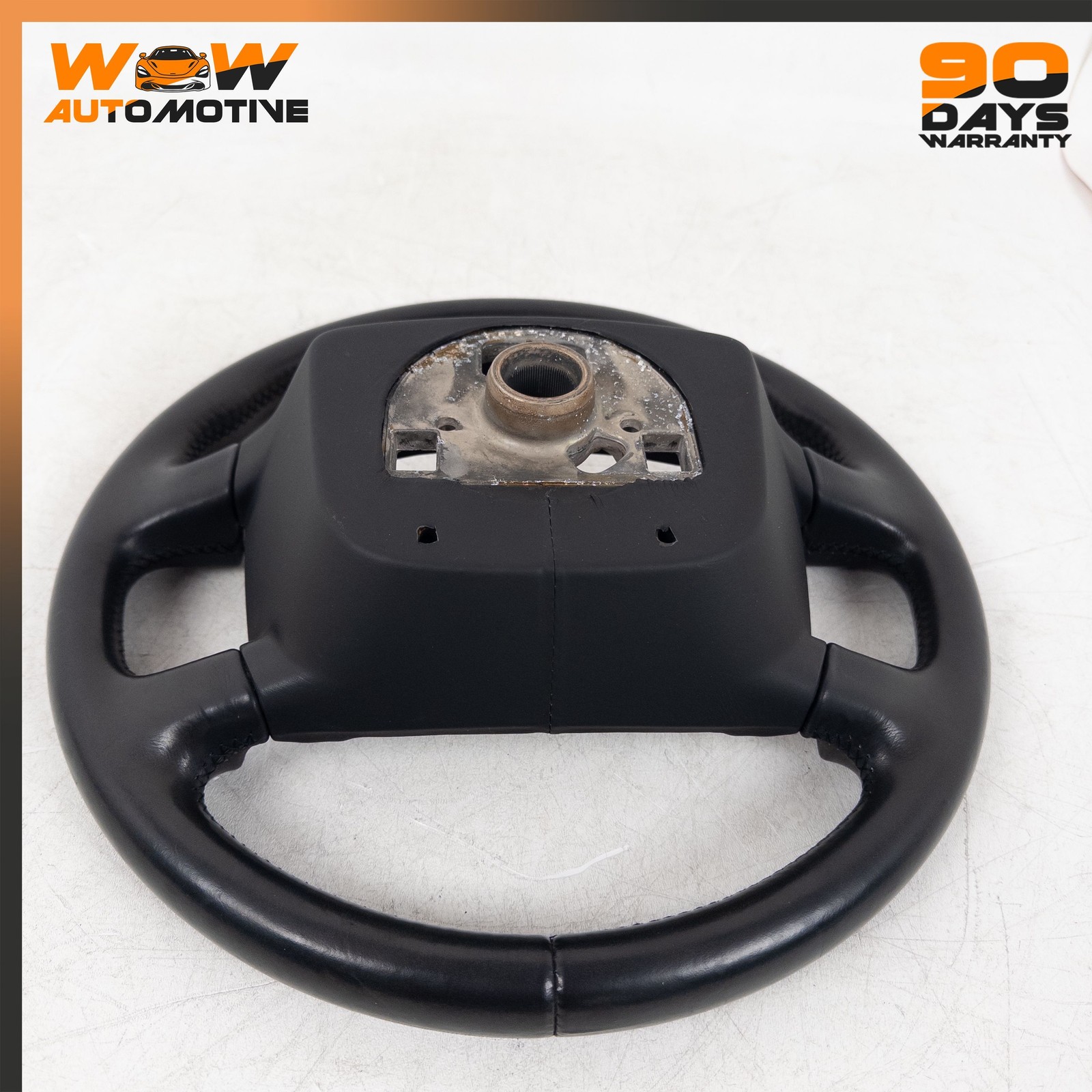04-17 BENTLEY CONTINENTAL GT GTC FLYING SPUR DRIVER STEERING WHEEL BLACK OEM