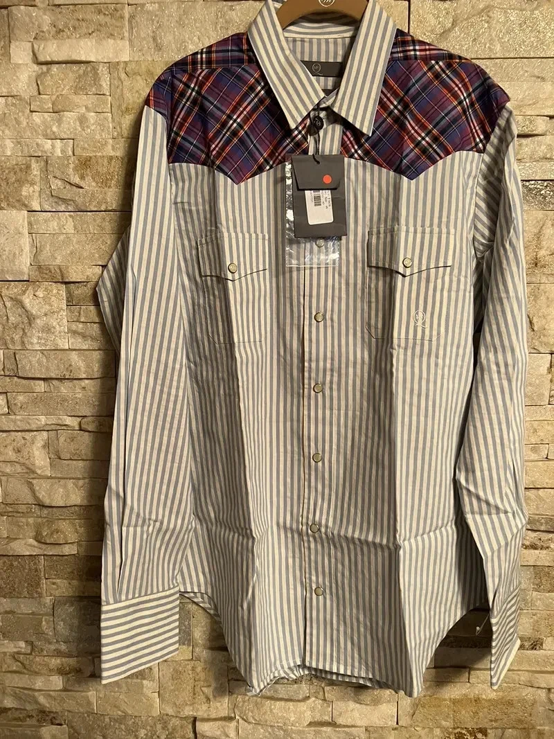 Alexander McQueen — ALEXANDER MCQEEN STRIPED MEN'S  SHIRT ITALY SIZE 48 US M