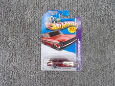 Hot Wheels 2013 HW Showroom '64 Chevy Nova Station Wagon Red Diecast New