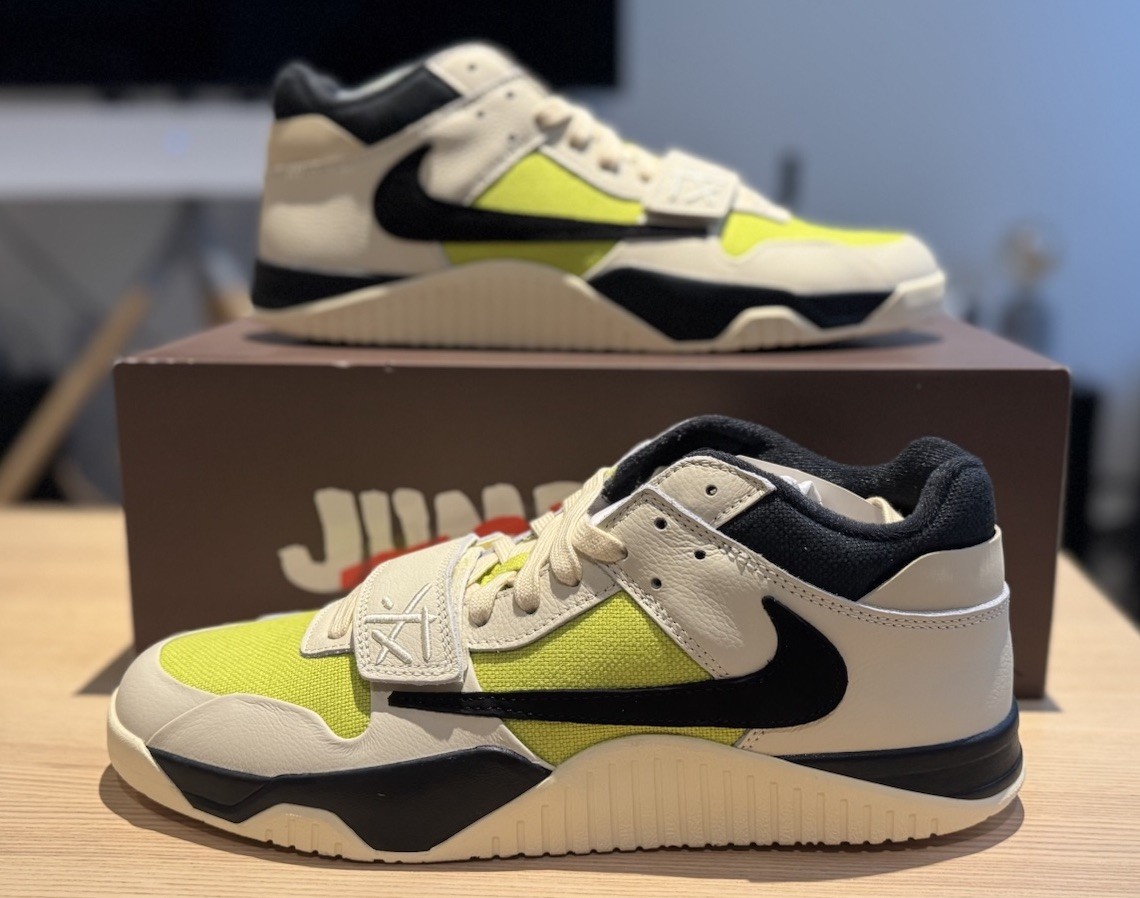 Nike Travis Scott x Jordan Jumpman Jack Bright Cactus UK12 US13