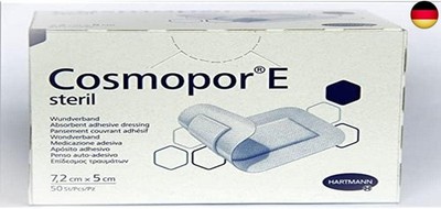 steriler, selbsthaftender Wundverband 5 cm x 7,2 cm (50 Stück)