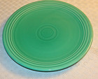 Fiesta Ware Large Vintage Green Round Chop Plate Cake Serving Platter  12"