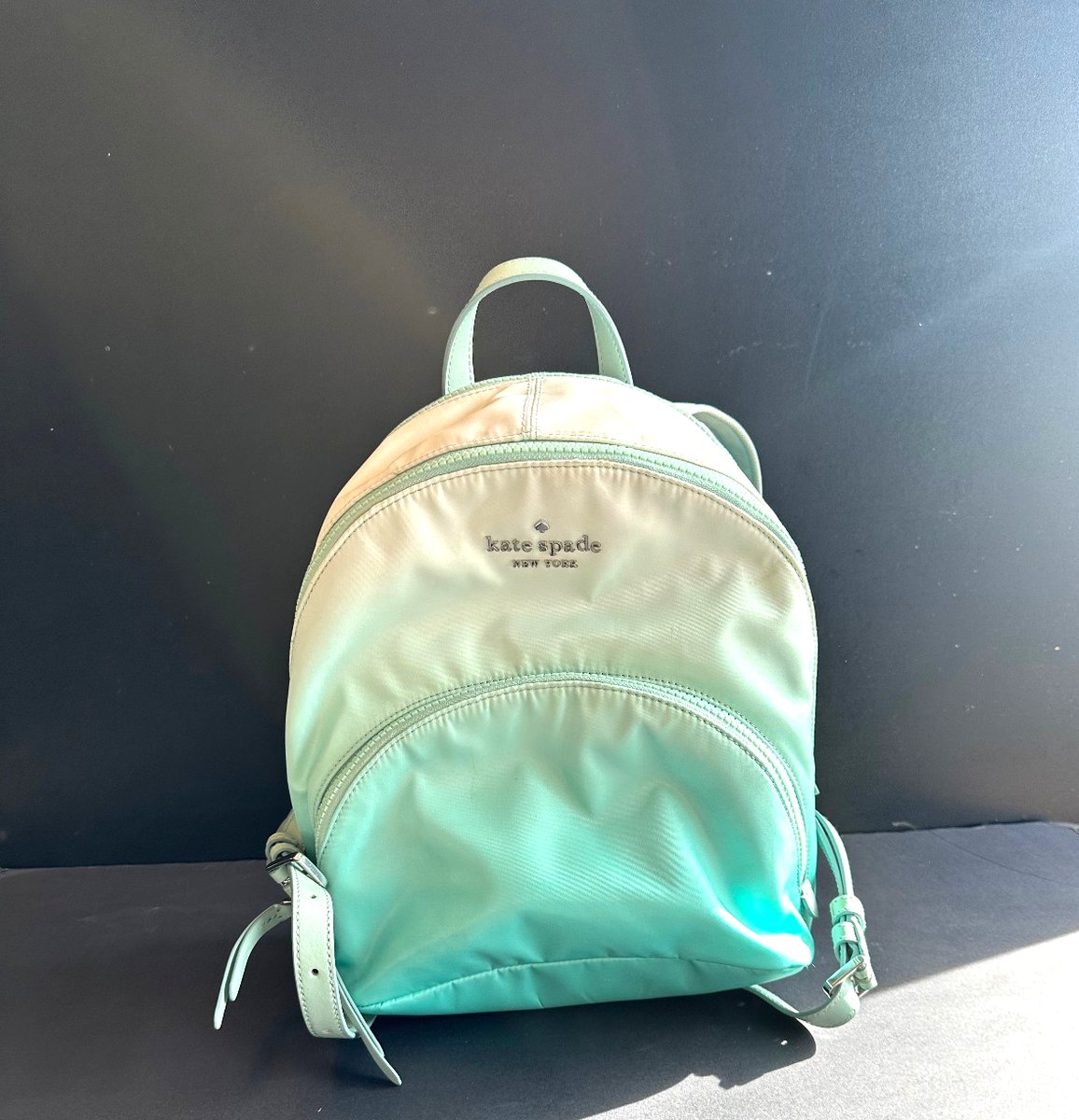 Kate Spade Medium Backpack Karissa Fiji Green Ombre Gradient  display picture 2