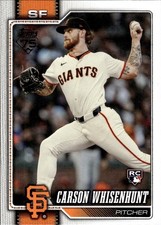 2026 Topps MLB Carson Whisenhunt RC Rookie #184
