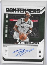 2023-24 Panini Contenders Bobby Portis # CA-BPB AUTO  13/75 Milwaukee Bucks (TW)