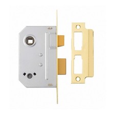 Locks PM236PB25 Serrure à larder 2 points Pêne demitour Laiton poli 67 mm Imp...