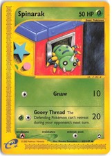Spinarak 62/147 Uncommon Aquapolis Pokemon LP on eBay