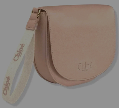 Chloe ポーチ Chloe Parfum Cream Beige Pouch Small Cosmetic Makeup Bag Clutch
