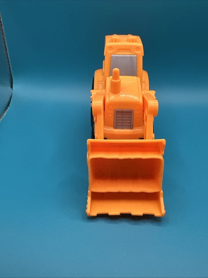 Cargador frontal Hasbro Tonka naranja juguete para niños ruedas negras cuchara elevadora Foto 2 de 4