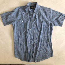 Vintage Sears Sportswear Cotton Denim Shirt Medium