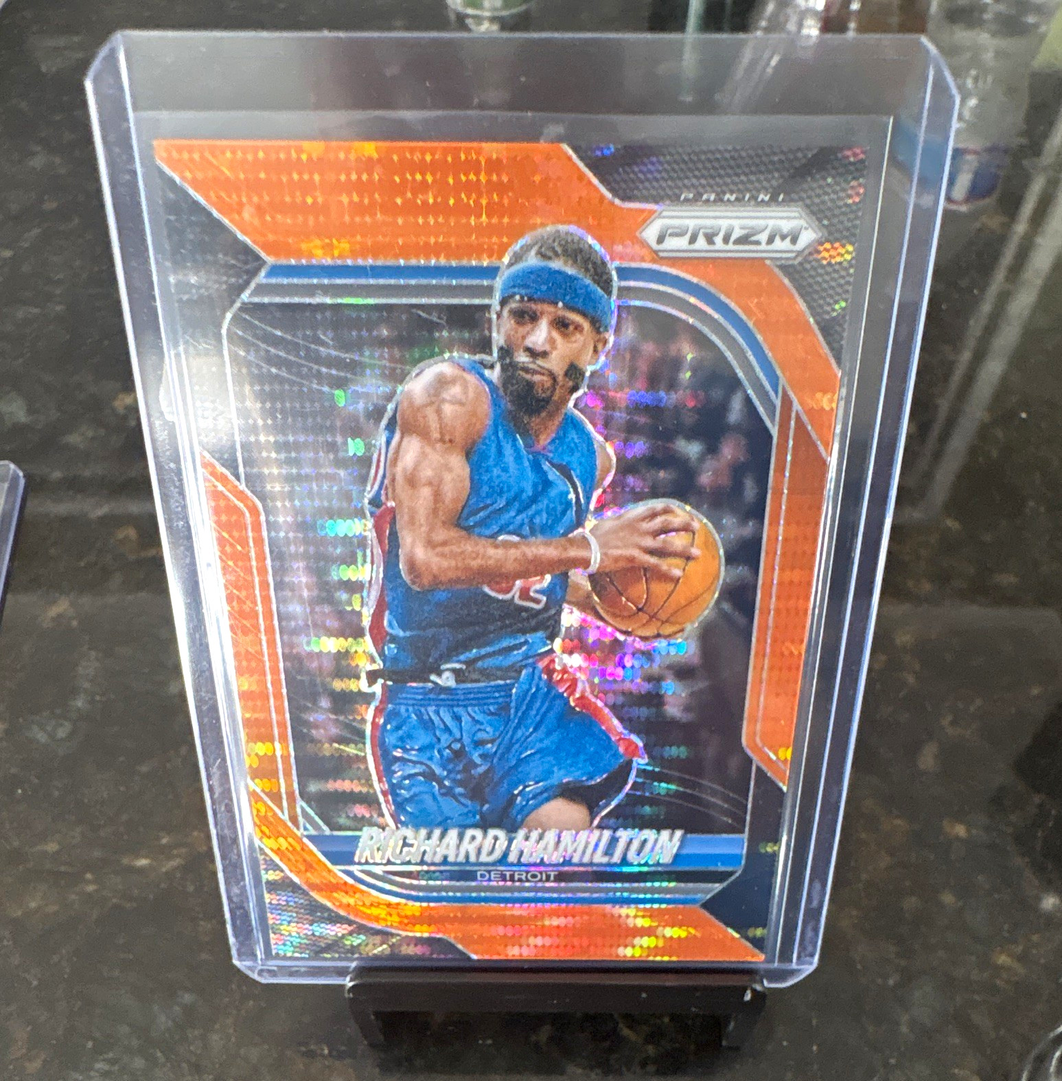 2025-26 Prizm Basketball Richard Hamilton Orange Pulsar /175