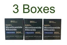 3 Pack - Reus Research NAD+ Supplement 900mg Anti-Aging Nicotinamide Riboside