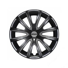 Copricerchi Neri Farad Freewheeling 16 Pollici con Inserti Grigio scuro 4 coppe