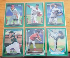 2013 2014 Bowman Chrome Green Refractors you pick choice 