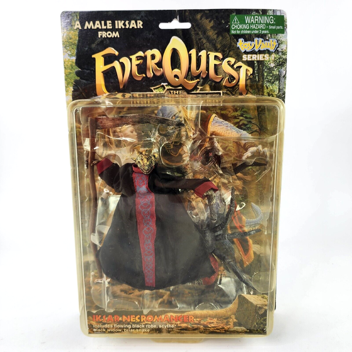 EverQuest Djaruul Maras フィギュア EverQuest A MALE IKSAR NECROMANCER Action Figure Series 1