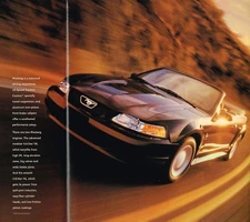 Big 2000 Ford MUSTANG Brochure / POSTER with Color Chart: GT,CONVERTIBLE,